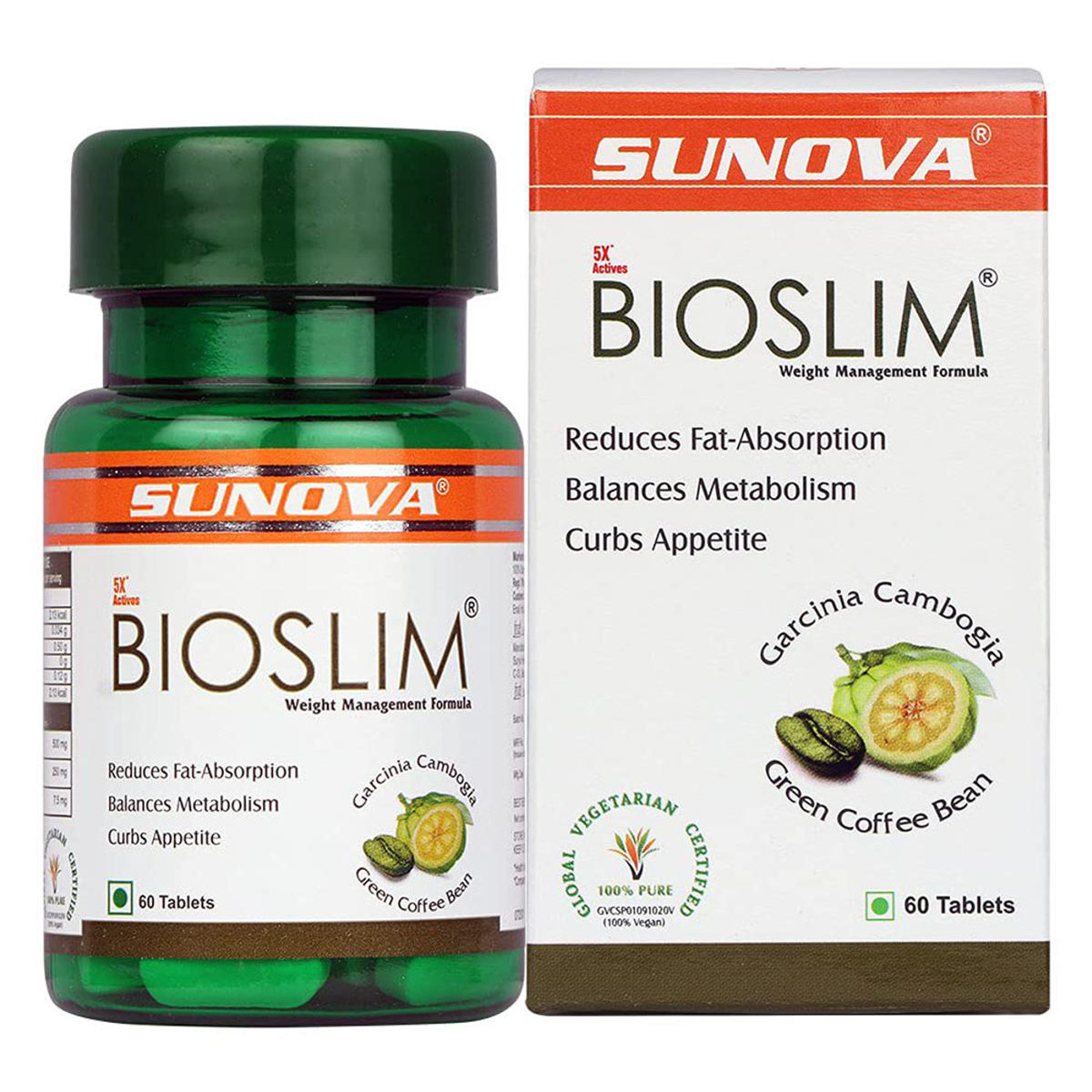 Sunova Bioslim, 60 Tablets, Pack of 1 Sunova Bioslim, 60 Tablets, Pack of 1