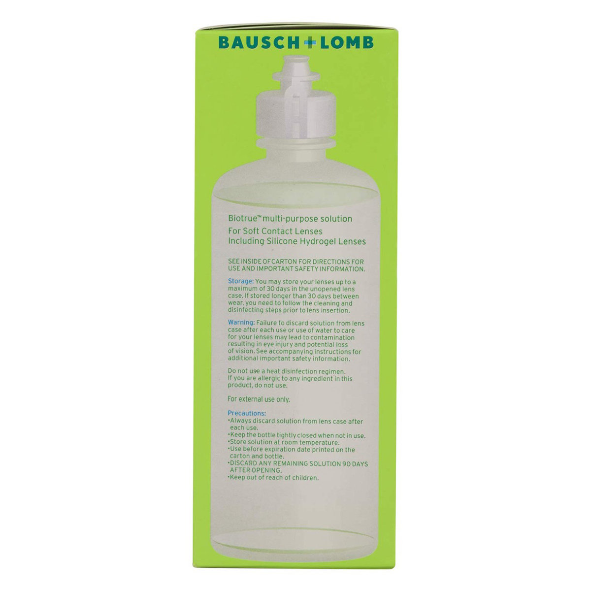 Bio True Multi-Purpose Solution 300 ml | Multi Purposes Contact Solution | For Soft Contact lenses, Pack of 1 Bio True Multi-Purpose Solution 300 ml | Multi Purposes Contact Solution | For Soft Contact lenses, Pack of 1