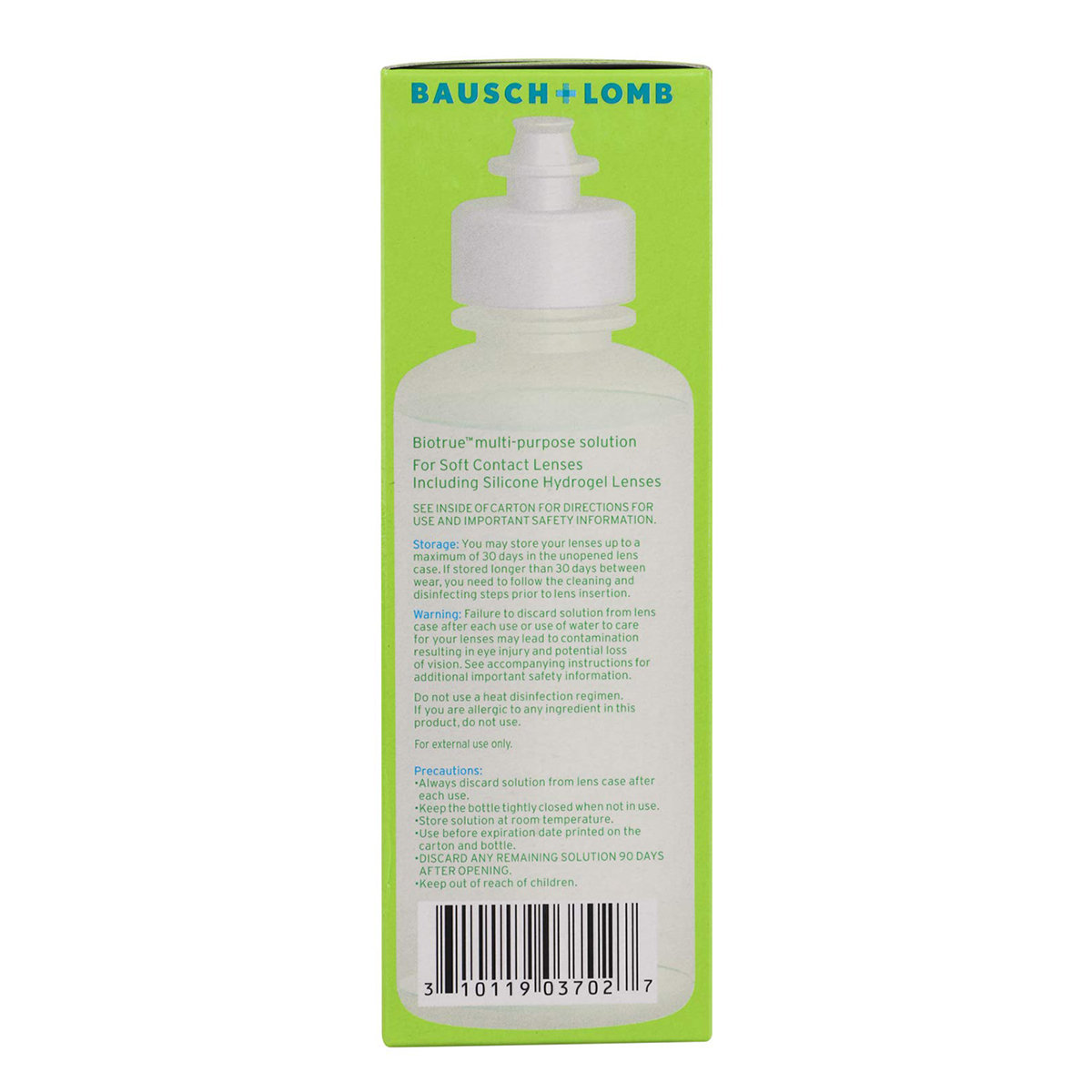 Bio True Multi-Purpose Solution 120 ml | Multi Purposes Contact Solution | For Soft Contact lenses, Pack of 1 Bio True Multi-Purpose Solution 120 ml | Multi Purposes Contact Solution | For Soft Contact lenses, Pack of 1