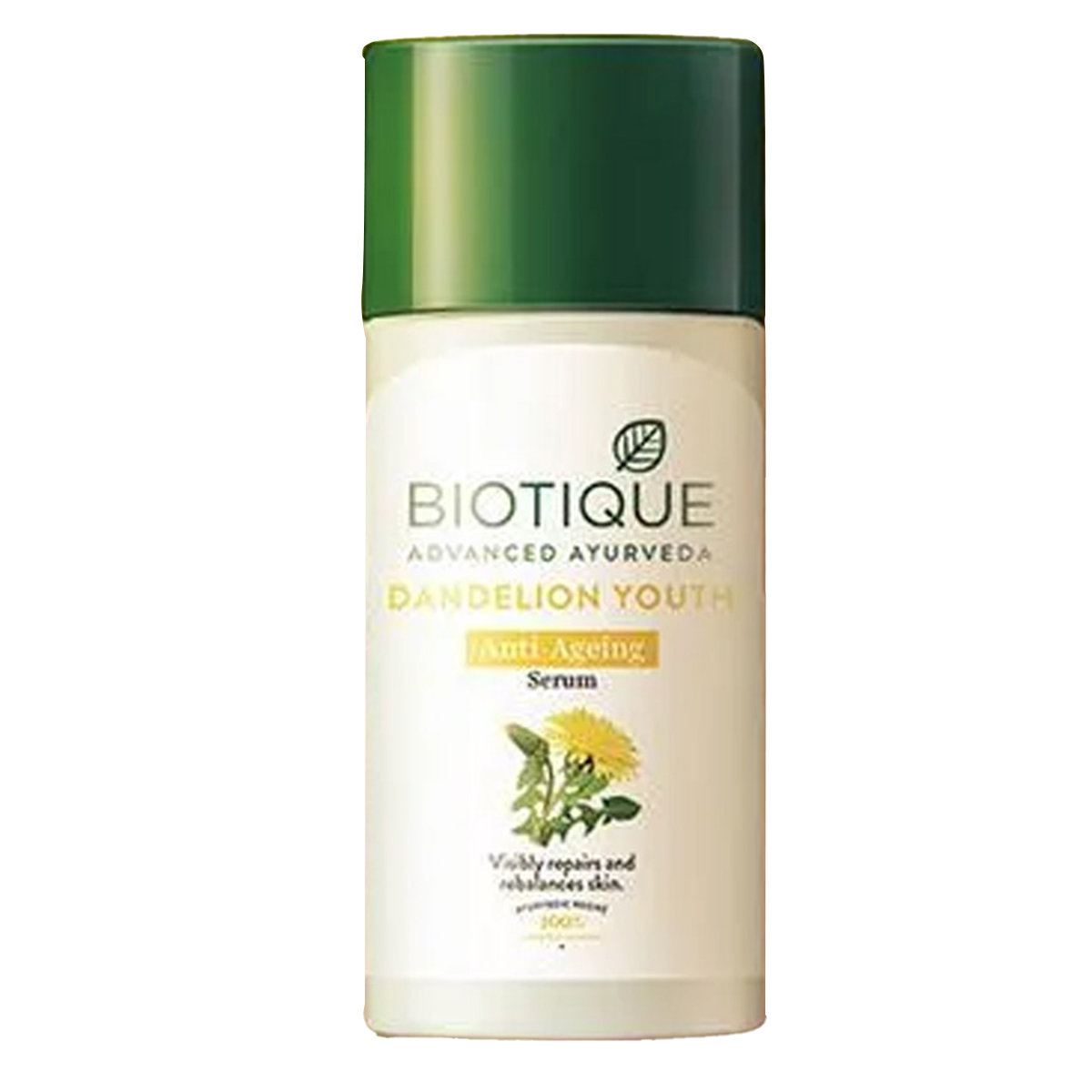 Biotique Dandelion Youth Anti-Ageing Serum 35 ml | Dandelion, Almond | Reduces Dark Spots & Wrinkles | Visibly Repair & Rebalanced Skin | 100% Botanical Extract | For All Skin Type, Pack of 1 Biotique Dandelion Youth Anti-Ageing Serum 35 ml | Dandelion, Almond | Reduces Dark Spots & Wrinkles | Visibly Repair & Rebalanced Skin | 100% Botanical Extract | For All Skin Type, Pack of 1