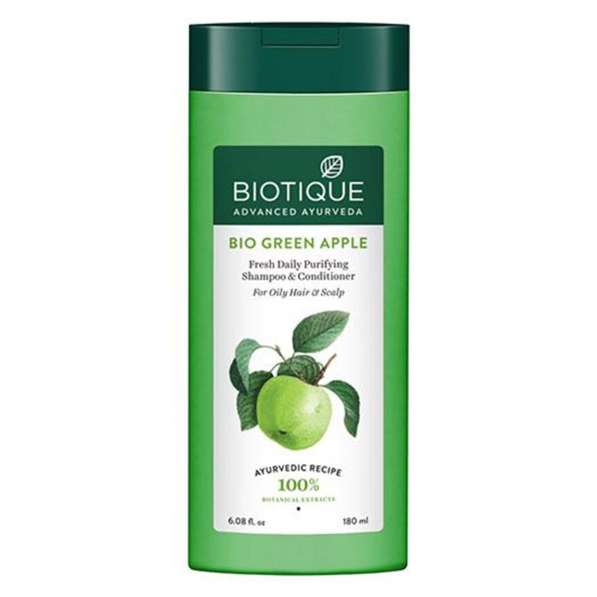 Biotique Bio Green Apple Shampoo, 180 ml, Pack of 1 Biotique Bio Green Apple Shampoo, 180 ml, Pack of 1