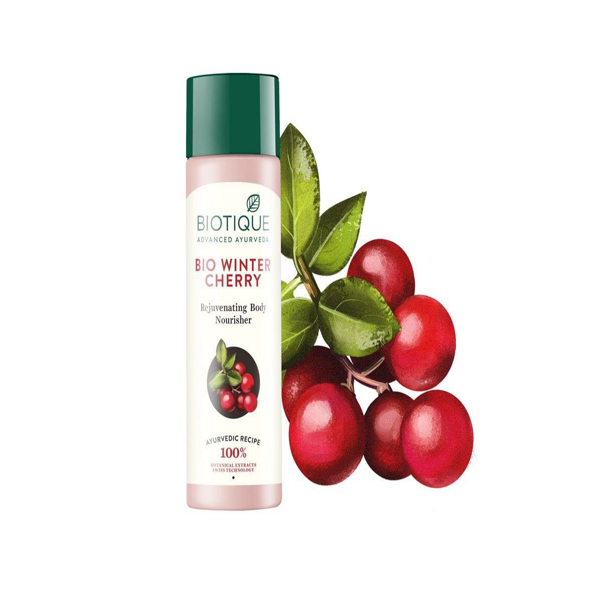 Biotique Winter Cherry Rejuvenating Body Lotion 190 ml | Winter Cherry | Helps In Rejuvenating, Nourishing & Moisturising Skin | 100% Botanical Extract | For All Skin Type, Pack of 1 Biotique Winter Cherry Rejuvenating Body Lotion 190 ml | Winter Cherry | Helps In Rejuvenating, Nourishing & Moisturising Skin | 100% Botanical Extract | For All Skin Type, Pack of 1