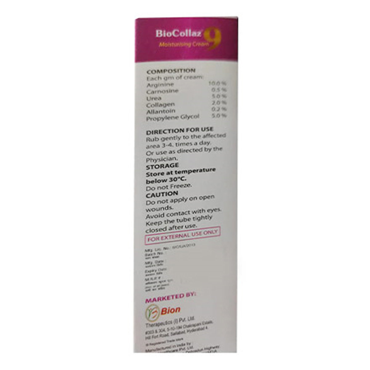 Biocollaz 9 Cream 40 gm, Pack of 1 CREAM Biocollaz 9 Cream 40 gm, Pack of 1 CREAM