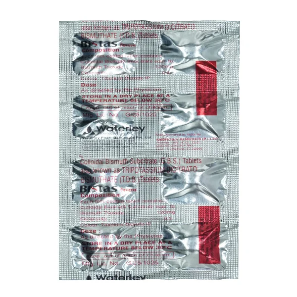 Bistas Tablet 8's, Pack of 8 TABLETS