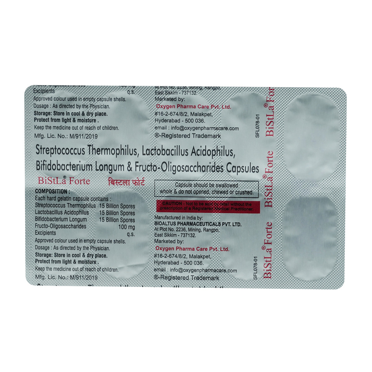 Buy Bistla Forte Capsule 10's Online