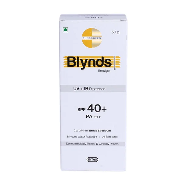Blynds SPF 40+ Emulgel 50 gm, Pack of 1