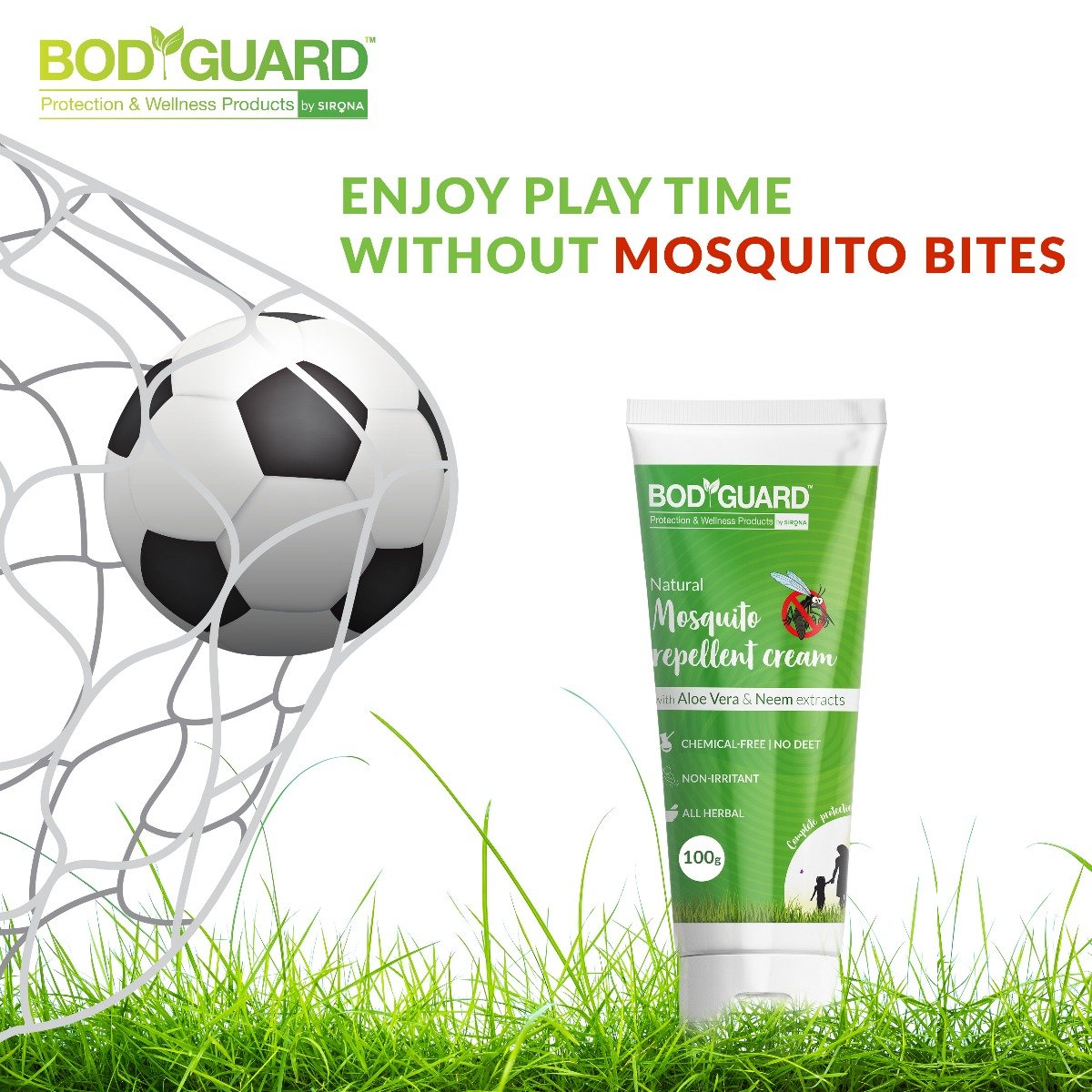 BodyGuard Natural Mosquito Repellent Cream, 100 gm, Pack of 1 BodyGuard Natural Mosquito Repellent Cream, 100 gm, Pack of 1