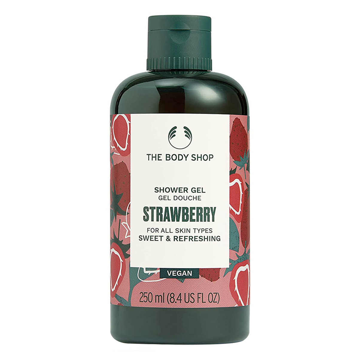 The Body Shop Strawberry Shower Gel 250 ml | Sweet And Refreshing | Cleanses & Refreshes Skin | For All Skin Type, Pack of 1 The Body Shop Strawberry Shower Gel 250 ml | Sweet And Refreshing | Cleanses & Refreshes Skin | For All Skin Type, Pack of 1