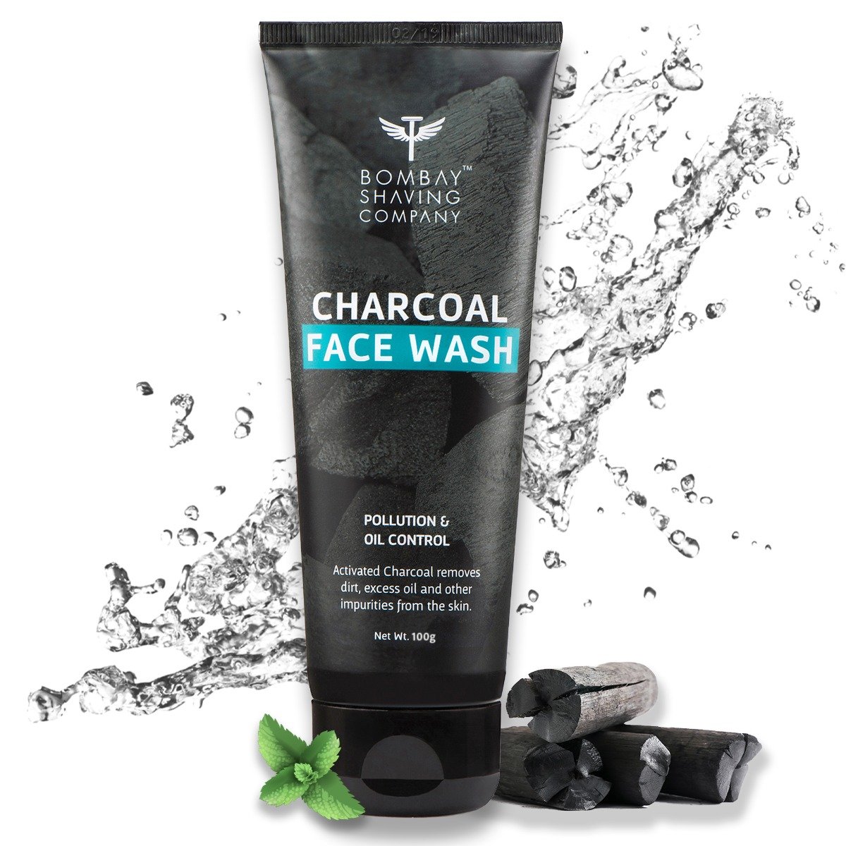 Bombay Shaving Company Charcoal Face Wash 100 gm | Activated Charcoal | Deeply Cleanses & Detoxifies | Removes Excess Oil, Dirt & Impurities | 10X Cleansing Action | For All Skin Type, Pack of 1 Bombay Shaving Company Charcoal Face Wash 100 gm | Activated Charcoal | Deeply Cleanses & Detoxifies | Removes Excess Oil, Dirt & Impurities | 10X Cleansing Action | For All Skin Type, Pack of 1