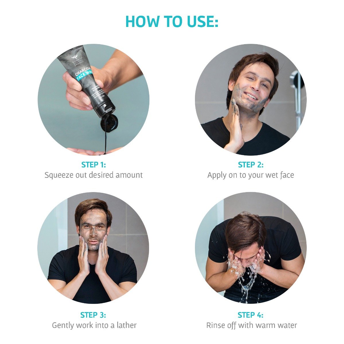 Bombay Shaving Company Charcoal Face Wash 100 gm | Activated Charcoal | Deeply Cleanses & Detoxifies | Removes Excess Oil, Dirt & Impurities | 10X Cleansing Action | For All Skin Type, Pack of 1 Bombay Shaving Company Charcoal Face Wash 100 gm | Activated Charcoal | Deeply Cleanses & Detoxifies | Removes Excess Oil, Dirt & Impurities | 10X Cleansing Action | For All Skin Type, Pack of 1