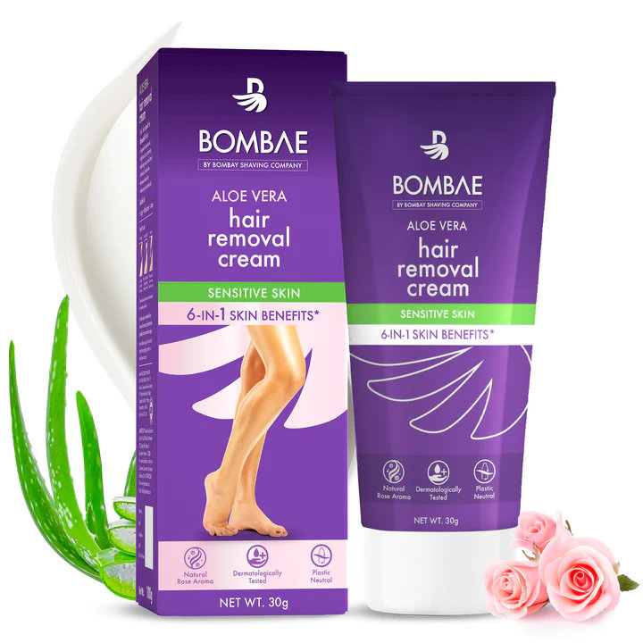 Bombae Aloevera Hair Removal Cream 30G, Pack of 1 Bombae Aloevera Hair Removal Cream 30G, Pack of 1