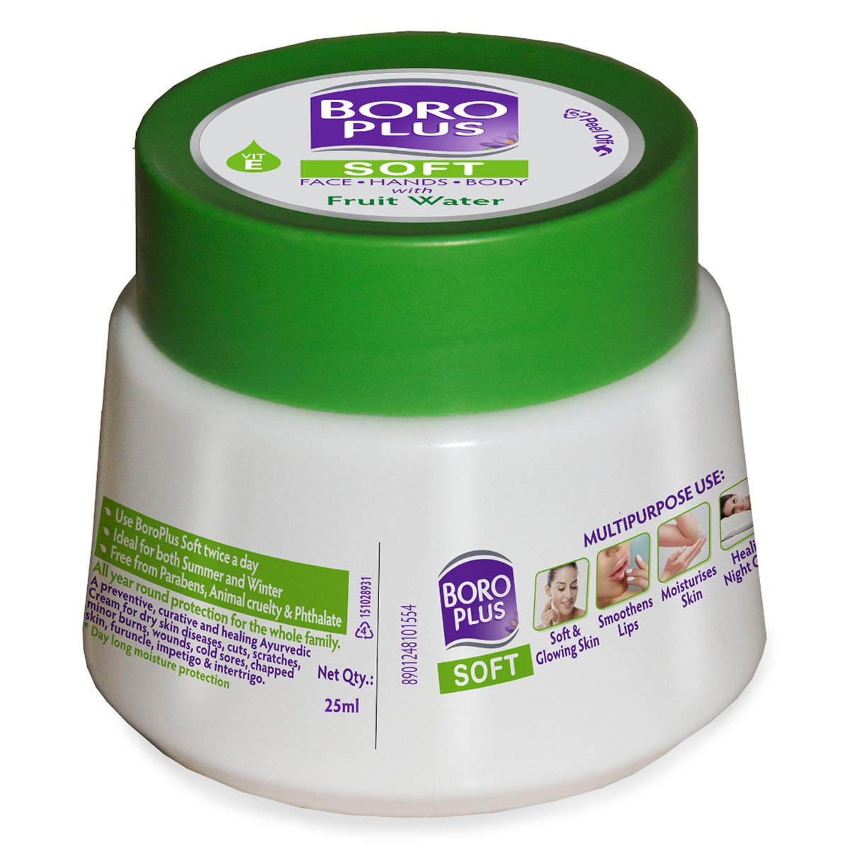 Boroplus Soft Antiseptic Cream 25 ml | Light & Non-sticky | Provides 24 hour moisturisation|Ayurvedic Cream for all seasons| Moisturises Dry Skin| 10 Natural Ingredients|Vitamin E | With Fruit Water and 10 Super Herbs, Pack of 1 Boroplus Soft Antiseptic Cream 25 ml | Light & Non-sticky | Provides 24 hour moisturisation|Ayurvedic Cream for all seasons| Moisturises Dry Skin| 10 Natural Ingredients|Vitamin E | With Fruit Water and 10 Super Herbs, Pack of 1