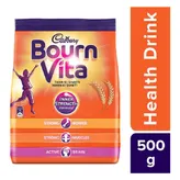 Cadbury Bournvita Health &amp; Nutrition Drink Powder, 500 gm Refill Pack, Pack of 1