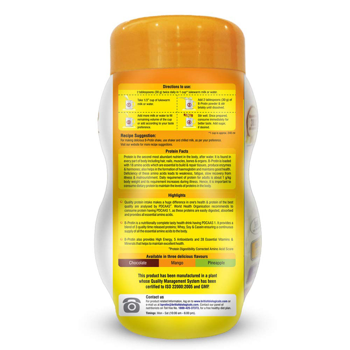 B-Protin Mango Powder 500 gm, Pack of 1 B-Protin Mango Powder 500 gm, Pack of 1