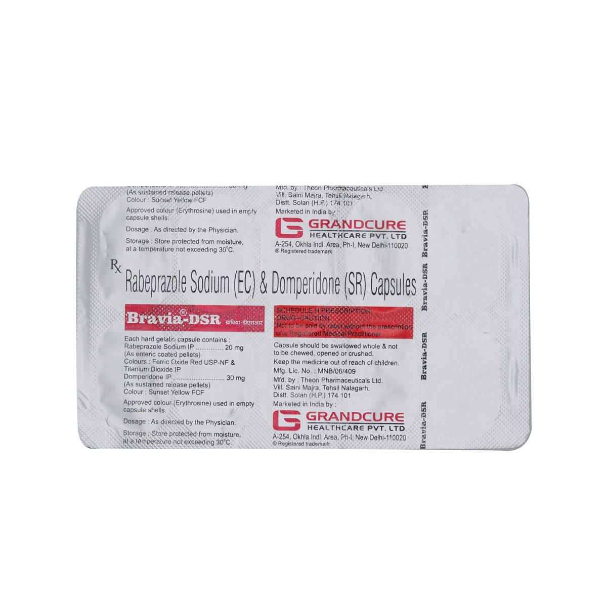 Bravia DSR Capsule 10's, Pack of 10 Bravia DSR Capsule 10's, Pack of 10