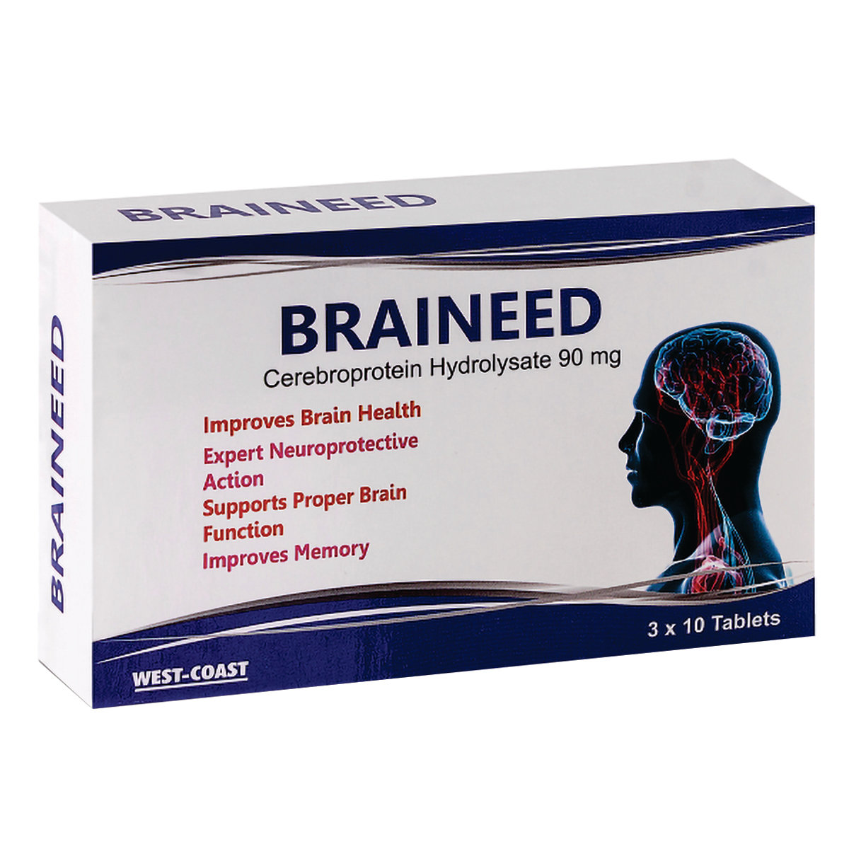 Braineed Tablet 10's, Pack of 10 TabletS Braineed Tablet 10's, Pack of 10 TabletS