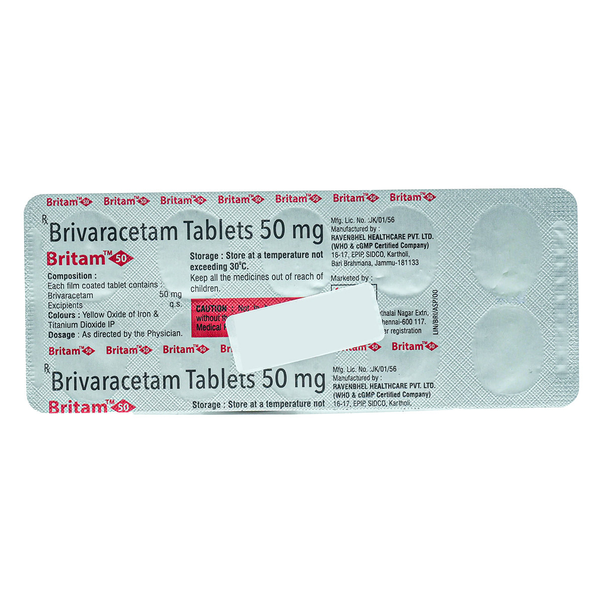 Britam 50 Tablet 10's, Pack of 10 TabletS Britam 50 Tablet 10's, Pack of 10 TabletS