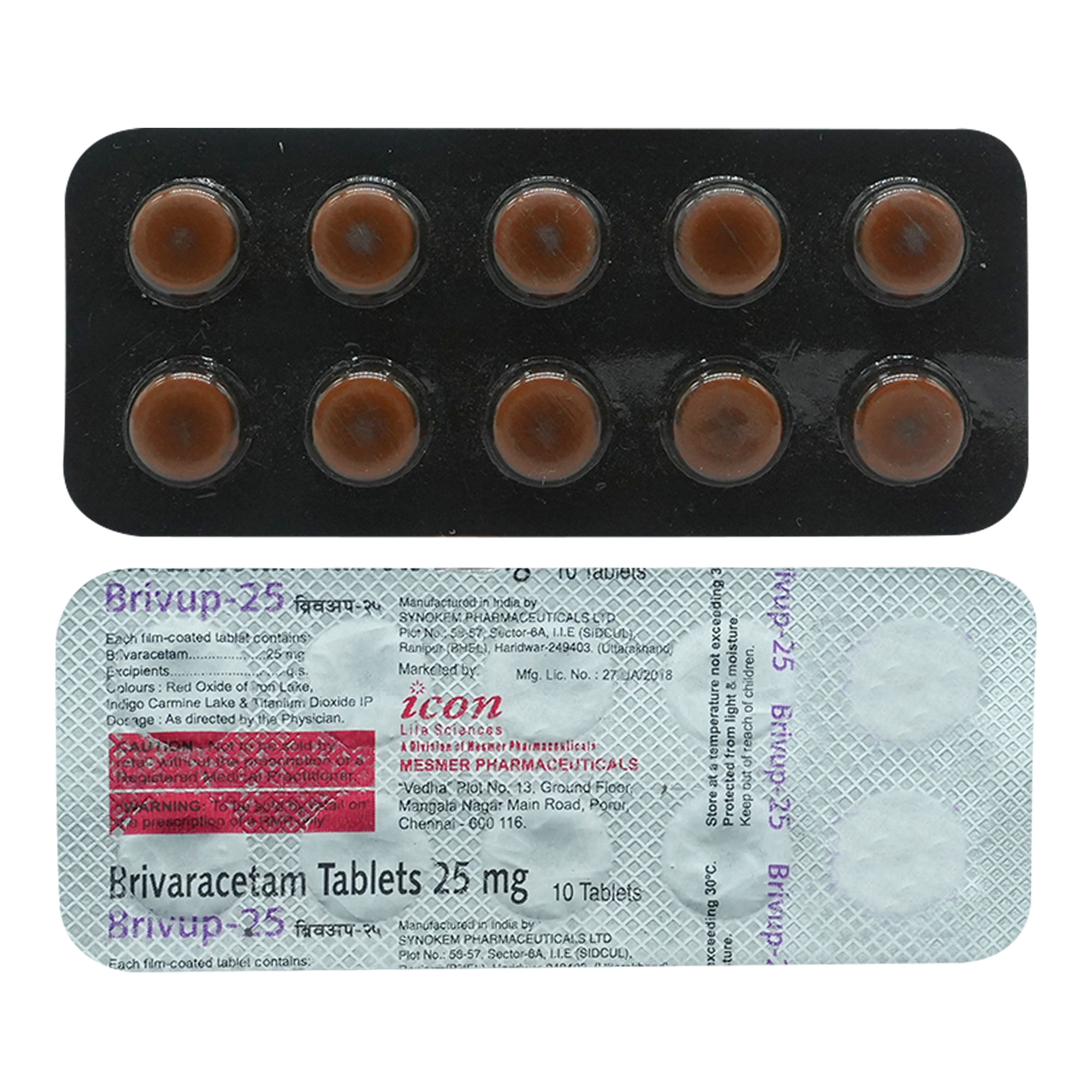 Buy Brivup-25 Tablet 10's Online