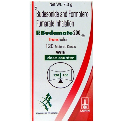 Budamate 200 Transhaler 120 mdi, Pack of 1 INHALER