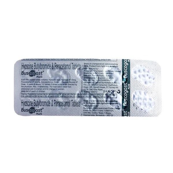Buscogast Plus Tablet 10's, Pack of 10 TABLETS