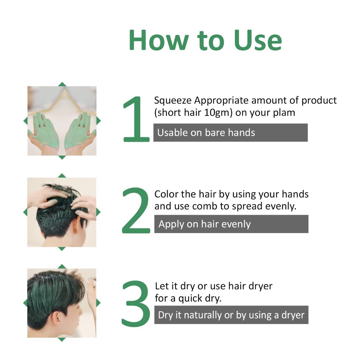 Butipure Ash Green Hair Colour, 60 gm, Pack of 1 Butipure Ash Green Hair Colour, 60 gm, Pack of 1