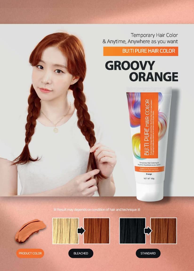 Butipure Groovy Orange Hair Colour, 60 gm, Pack of 1 Butipure Groovy Orange Hair Colour, 60 gm, Pack of 1