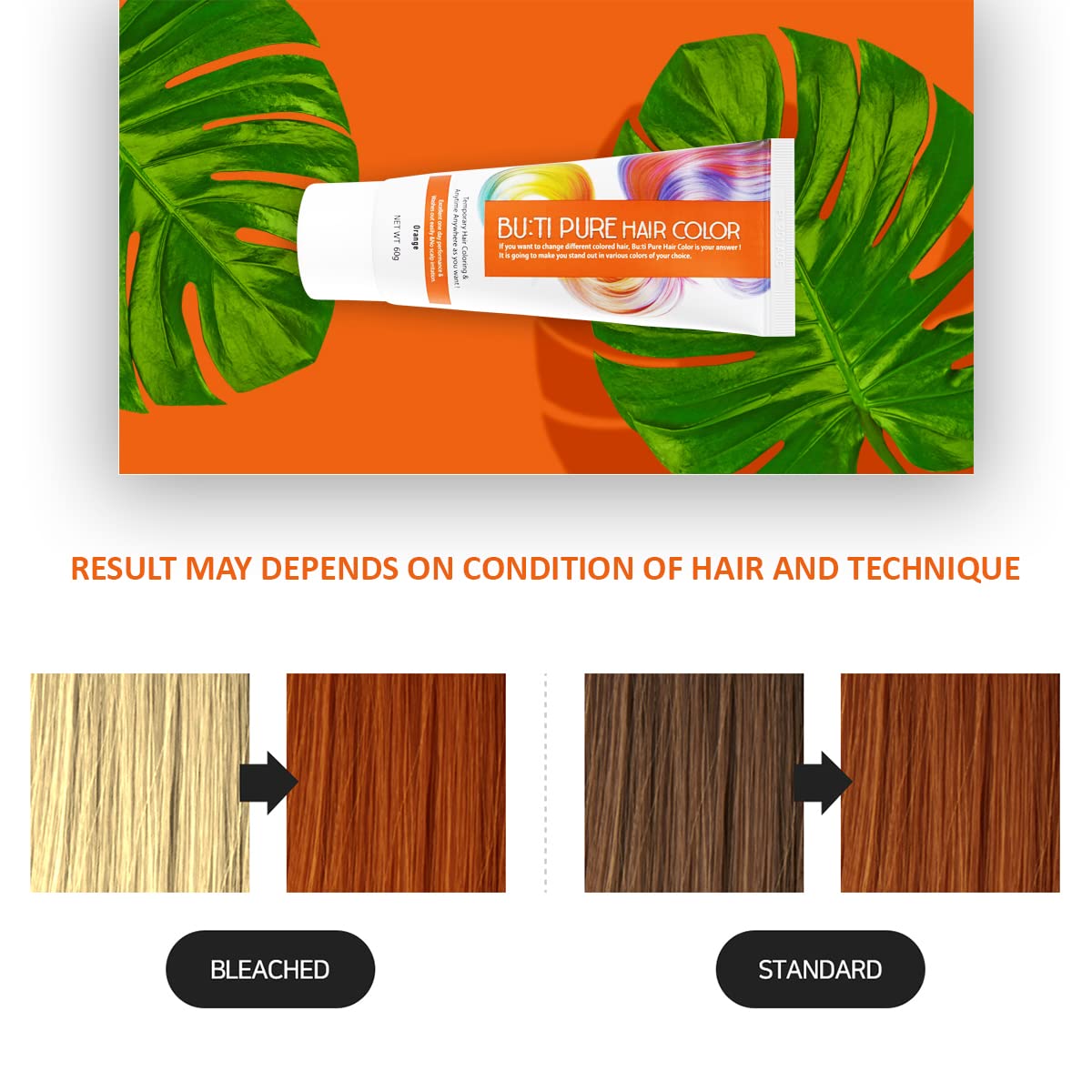 Butipure Groovy Orange Hair Colour, 60 gm, Pack of 1 Butipure Groovy Orange Hair Colour, 60 gm, Pack of 1