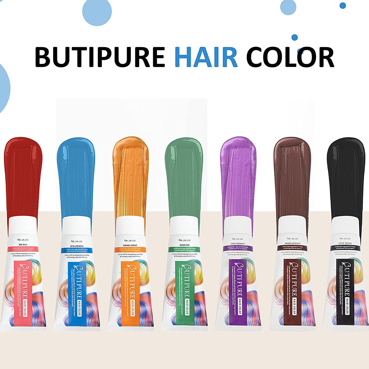 Butipure Midnight Blue Hair Colour, 60 gm, Pack of 1 Butipure Midnight Blue Hair Colour, 60 gm, Pack of 1