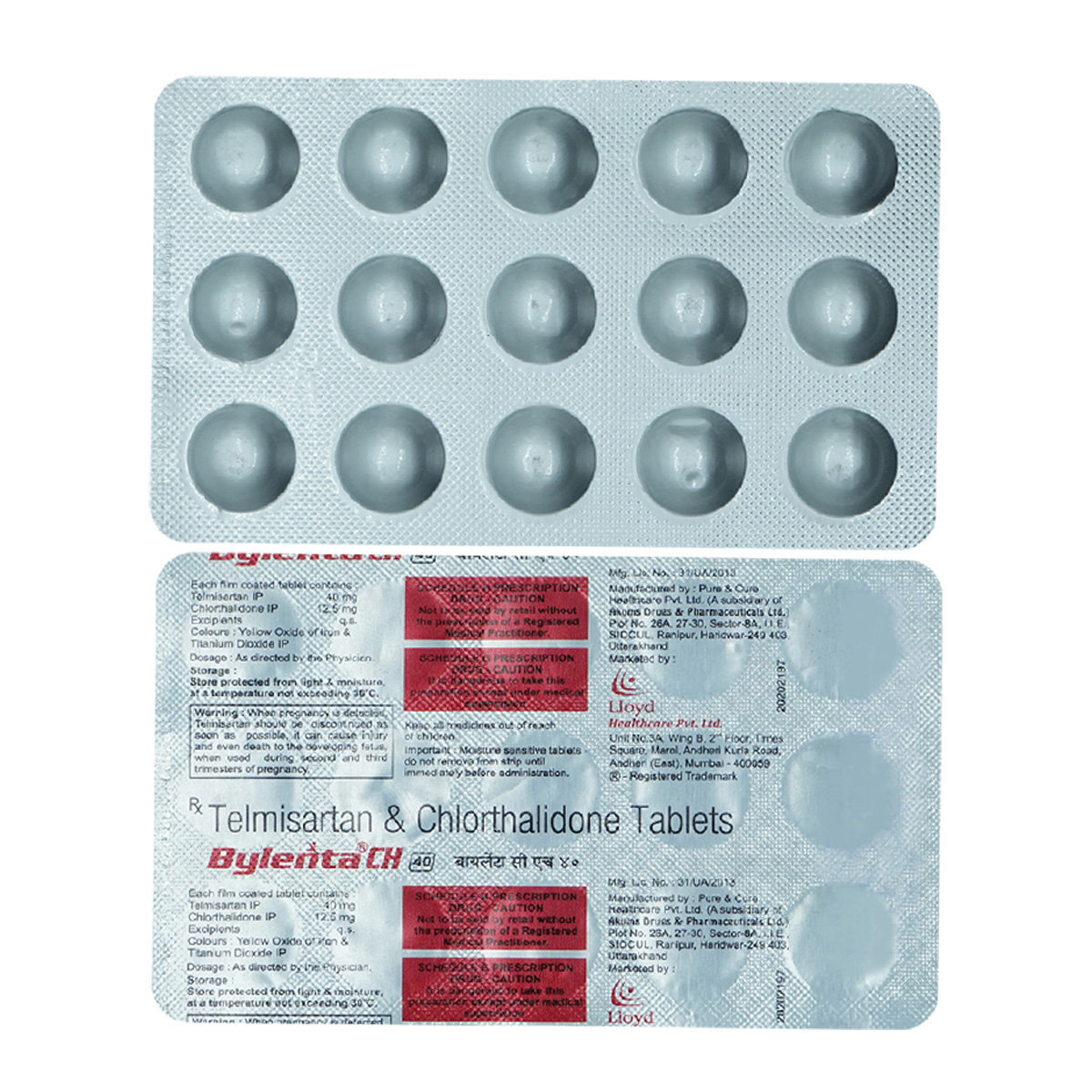 Bylenta CH 40 Tablet 15's, Pack of 15 TABLETS Bylenta CH 40 Tablet 15's, Pack of 15 TABLETS