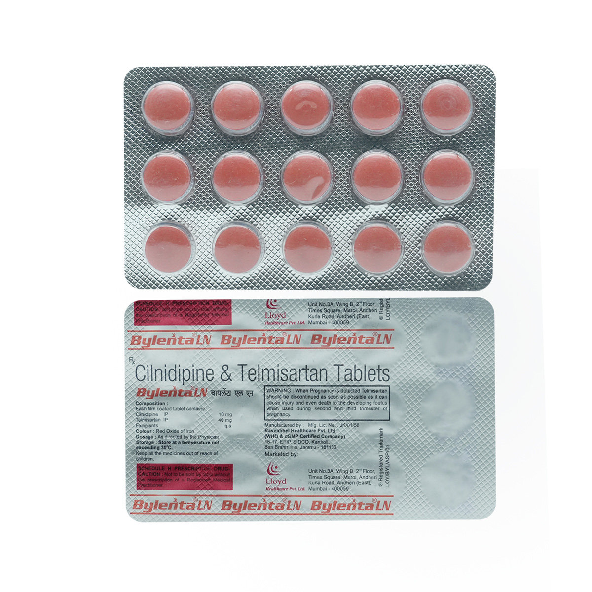 Bylenta LN 10/40 Tablet 15's, Pack of 15 TABLETS Bylenta LN 10/40 Tablet 15's, Pack of 15 TABLETS