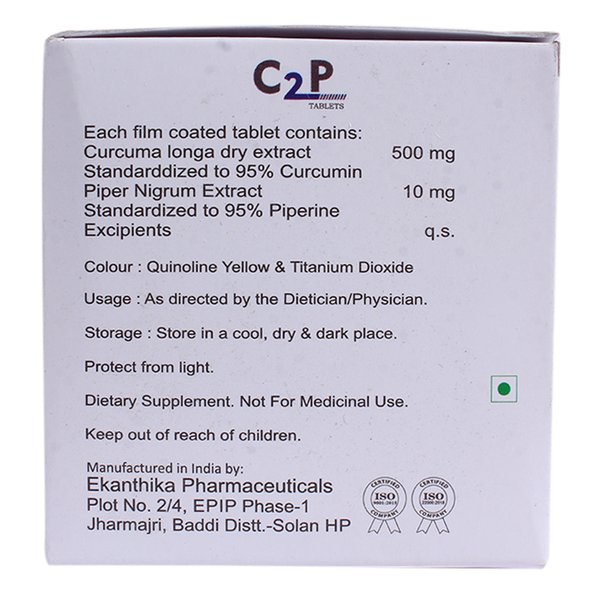 C2P Tablet 10's, Pack of 10 TabletS C2P Tablet 10's, Pack of 10 TabletS