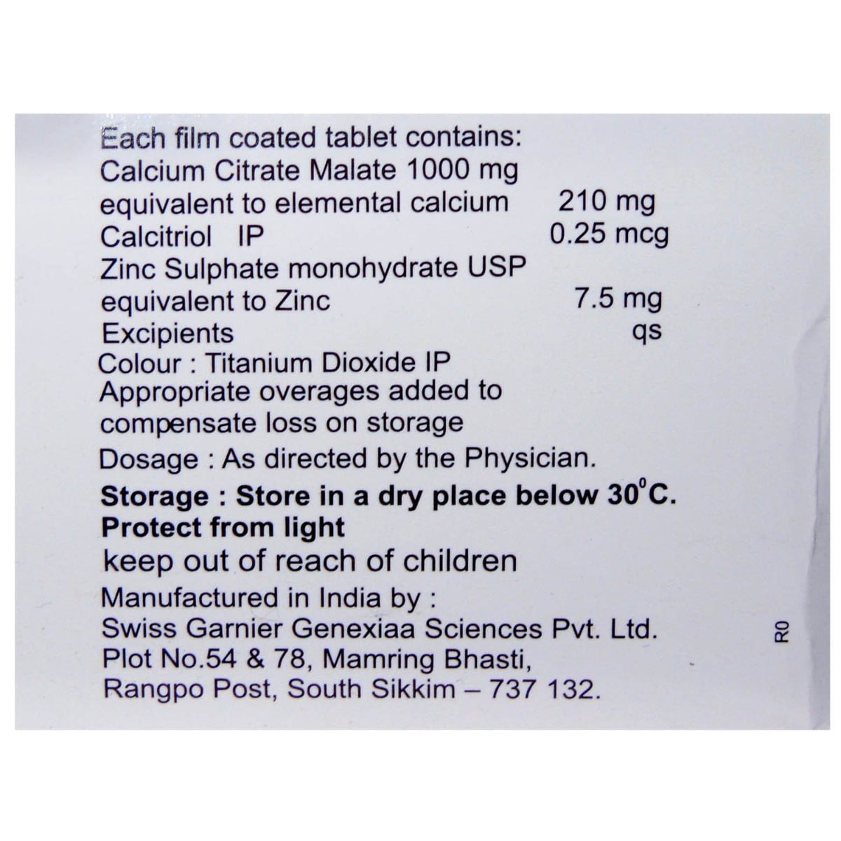 C3 Cal Tablet 10's, Pack of 10 C3 Cal Tablet 10's, Pack of 10