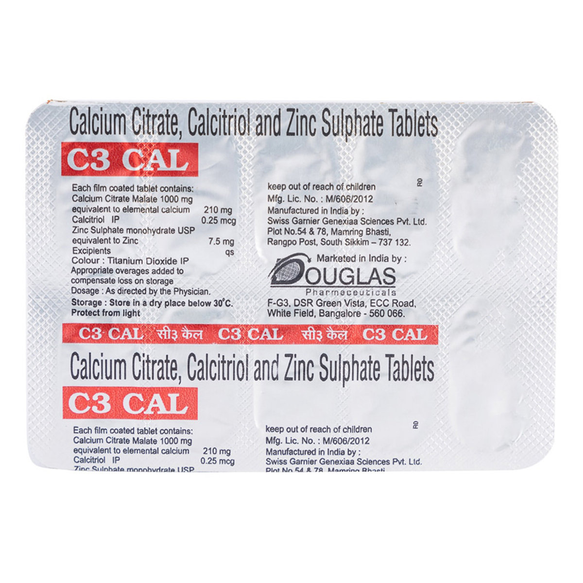 C3 Cal Tablet 10's, Pack of 10 C3 Cal Tablet 10's, Pack of 10