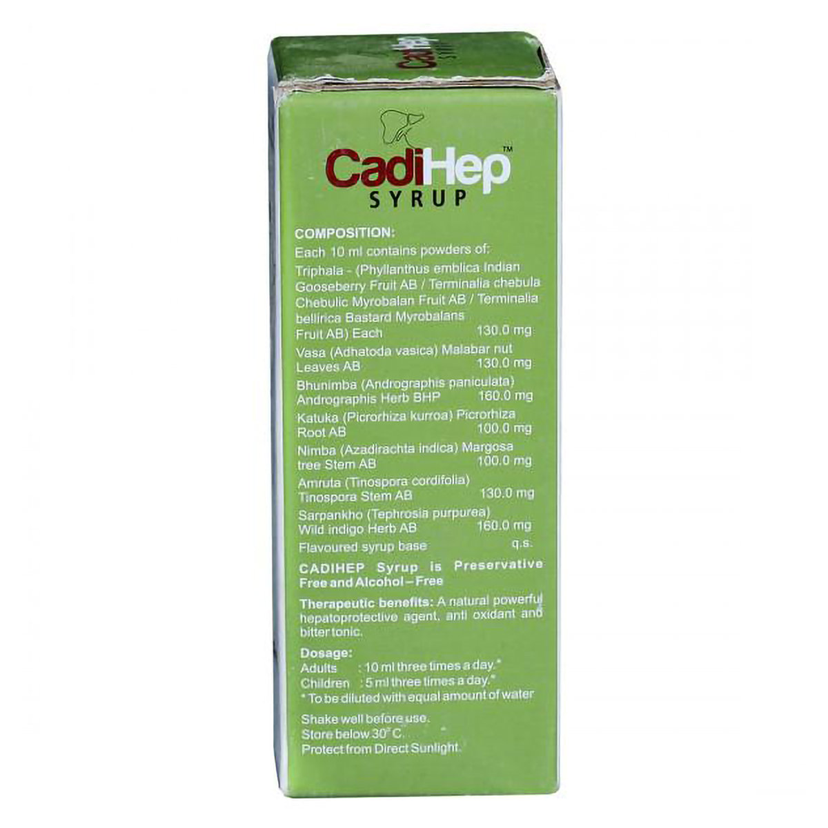 Cadihep Syrup, 110 ml, Pack of 1 Cadihep Syrup, 110 ml, Pack of 1