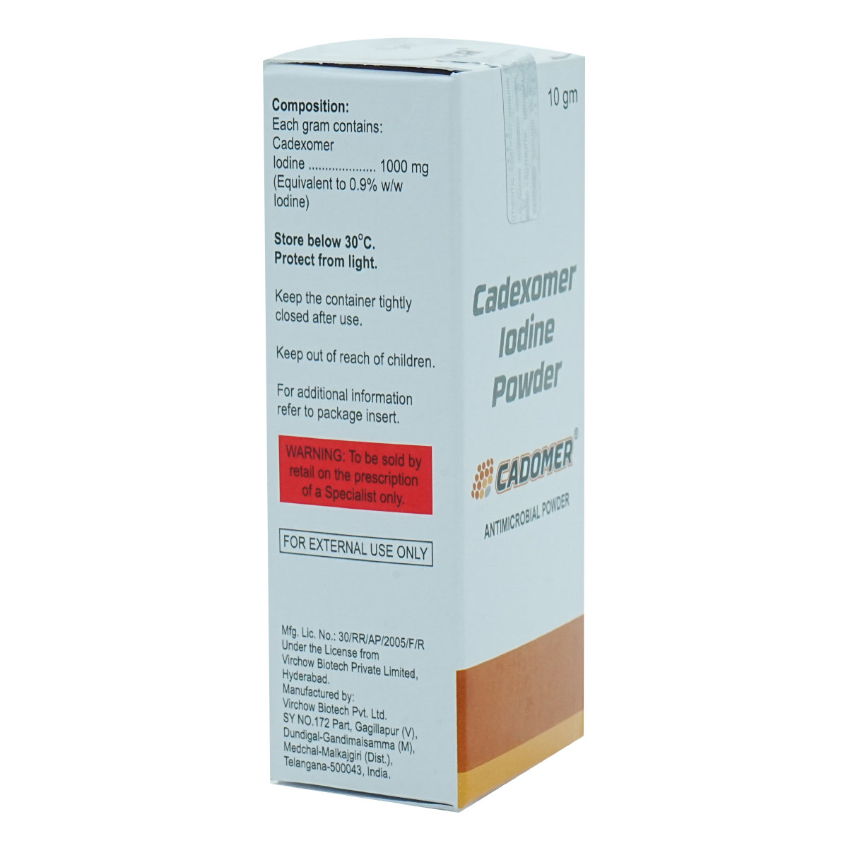Cadomer Powder 10 gm, Pack of 1 POWDER Cadomer Powder 10 gm, Pack of 1 POWDER