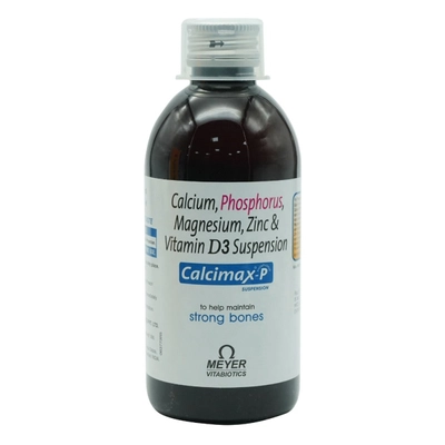 Calcimax-P Suspension 200 ml, Pack of 1 ORAL SUSPENSION