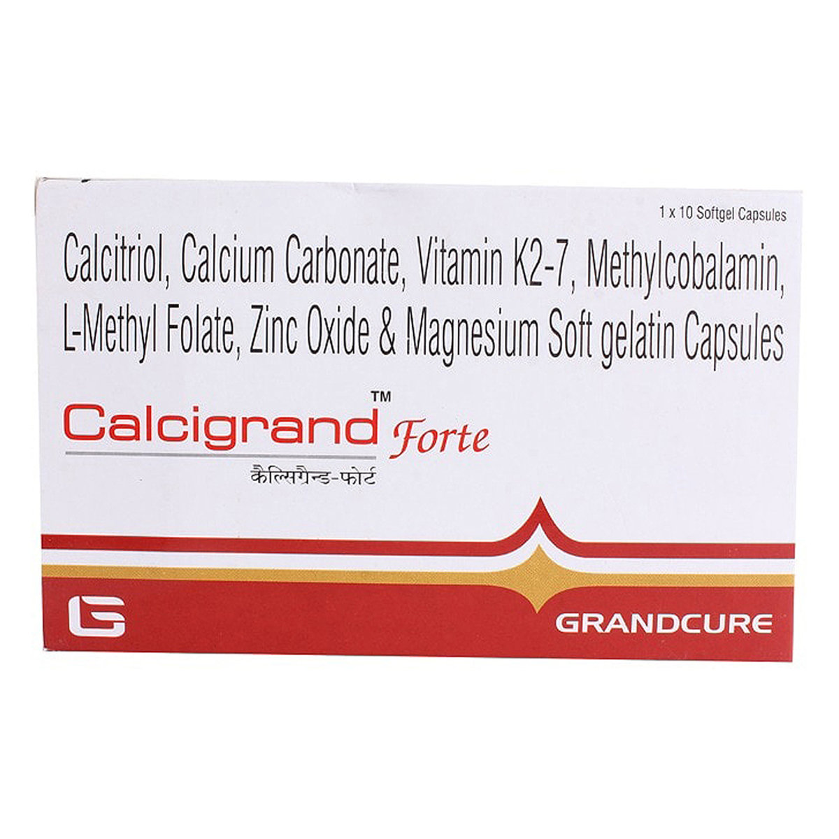 Calcigrand Forte Capsule 10's, Pack of 10 Calcigrand Forte Capsule 10's, Pack of 10
