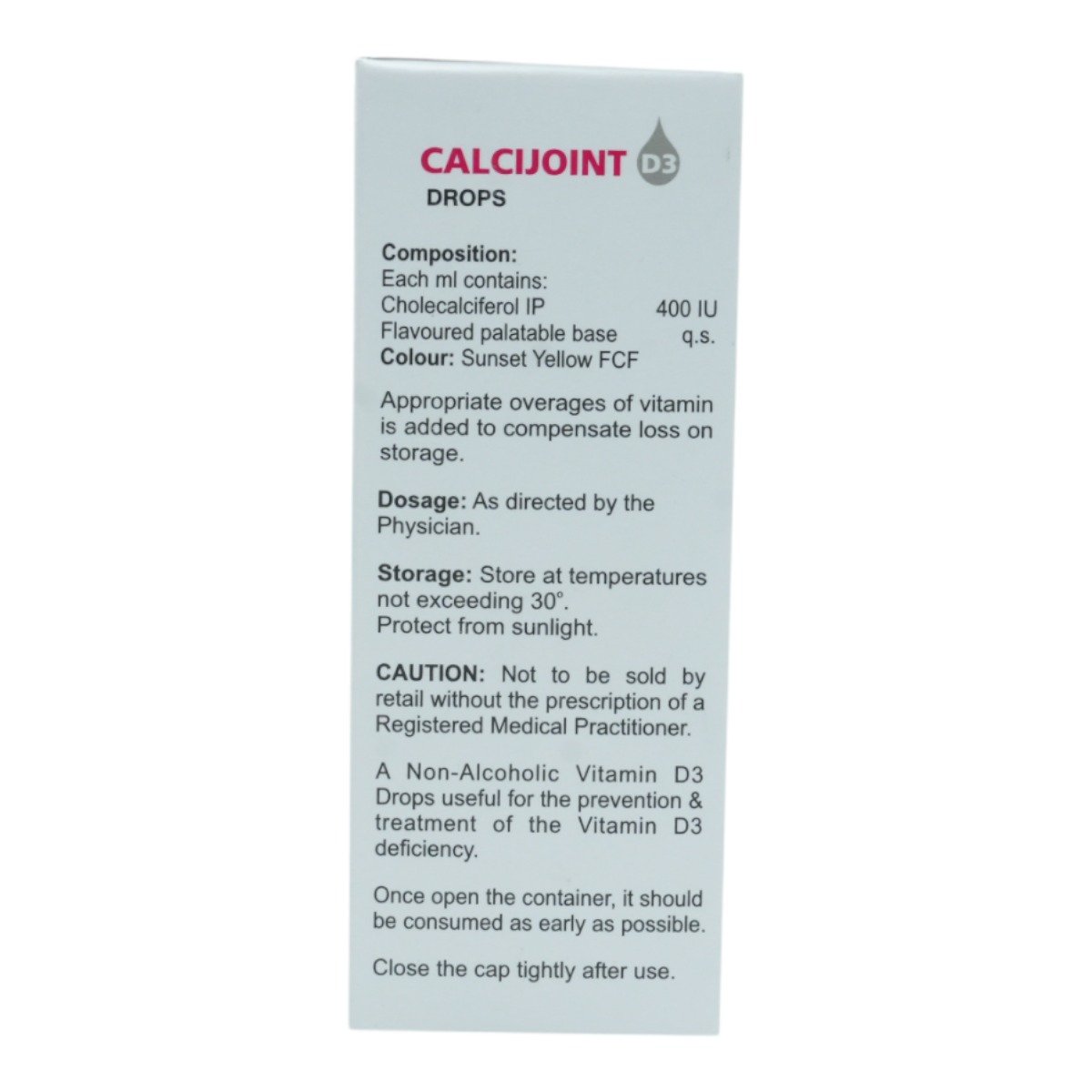 Calcijoint D3 Drops 15 ml, Pack of 1 Calcijoint D3 Drops 15 ml, Pack of 1