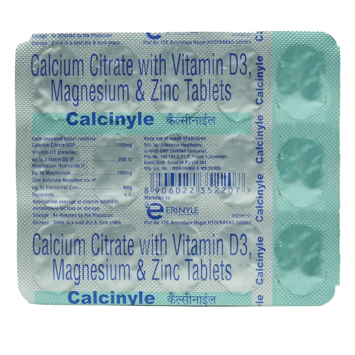 Calcinyle Tablet 15's, Pack of 15 Calcinyle Tablet 15's, Pack of 15