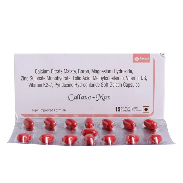 Callaxo-Max Softgel Capsule 15's, Pack of 15