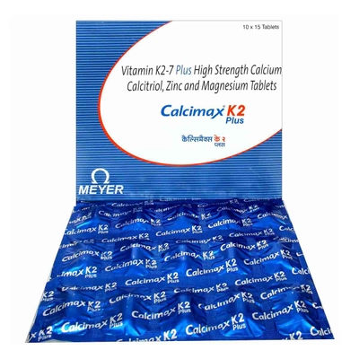 Calcimax K2 Plus Tablet 15's, Pack of 15 TabletS