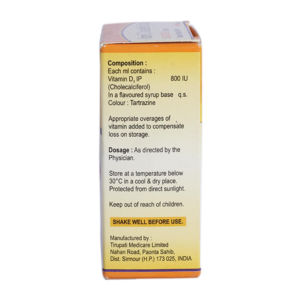 Calcirol 800 IU Oral Drops 15 ml, Pack of 1 DROPS Calcirol 800 IU Oral Drops 15 ml, Pack of 1 DROPS