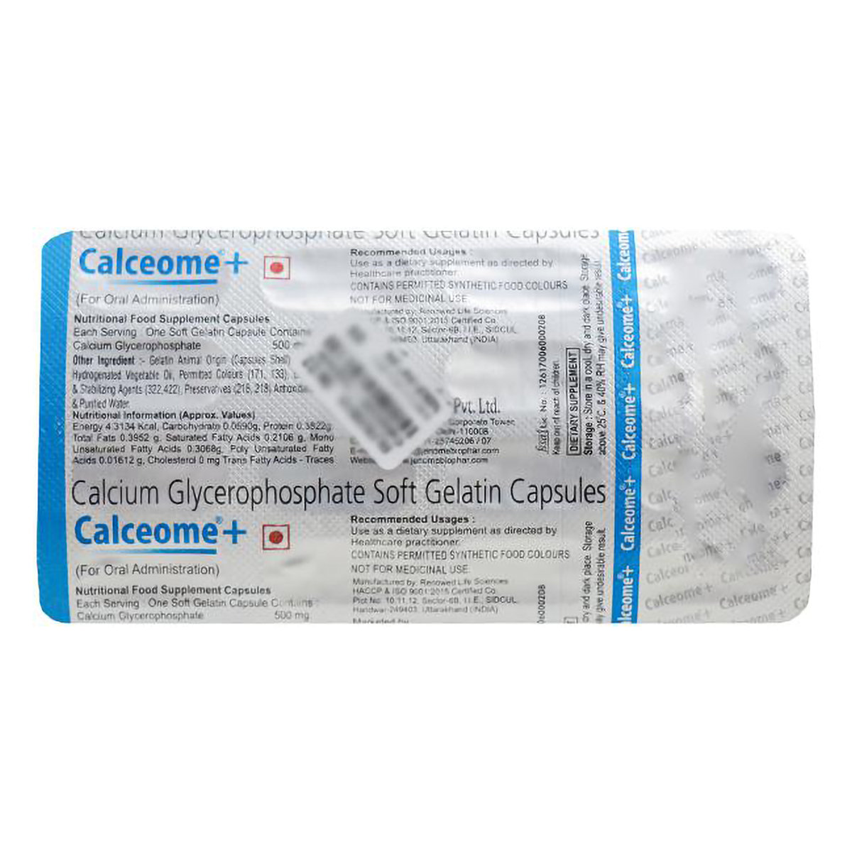 Calceome Plus Capsule 15'S, Pack of 15 CapsuleS Calceome Plus Capsule 15'S, Pack of 15 CapsuleS