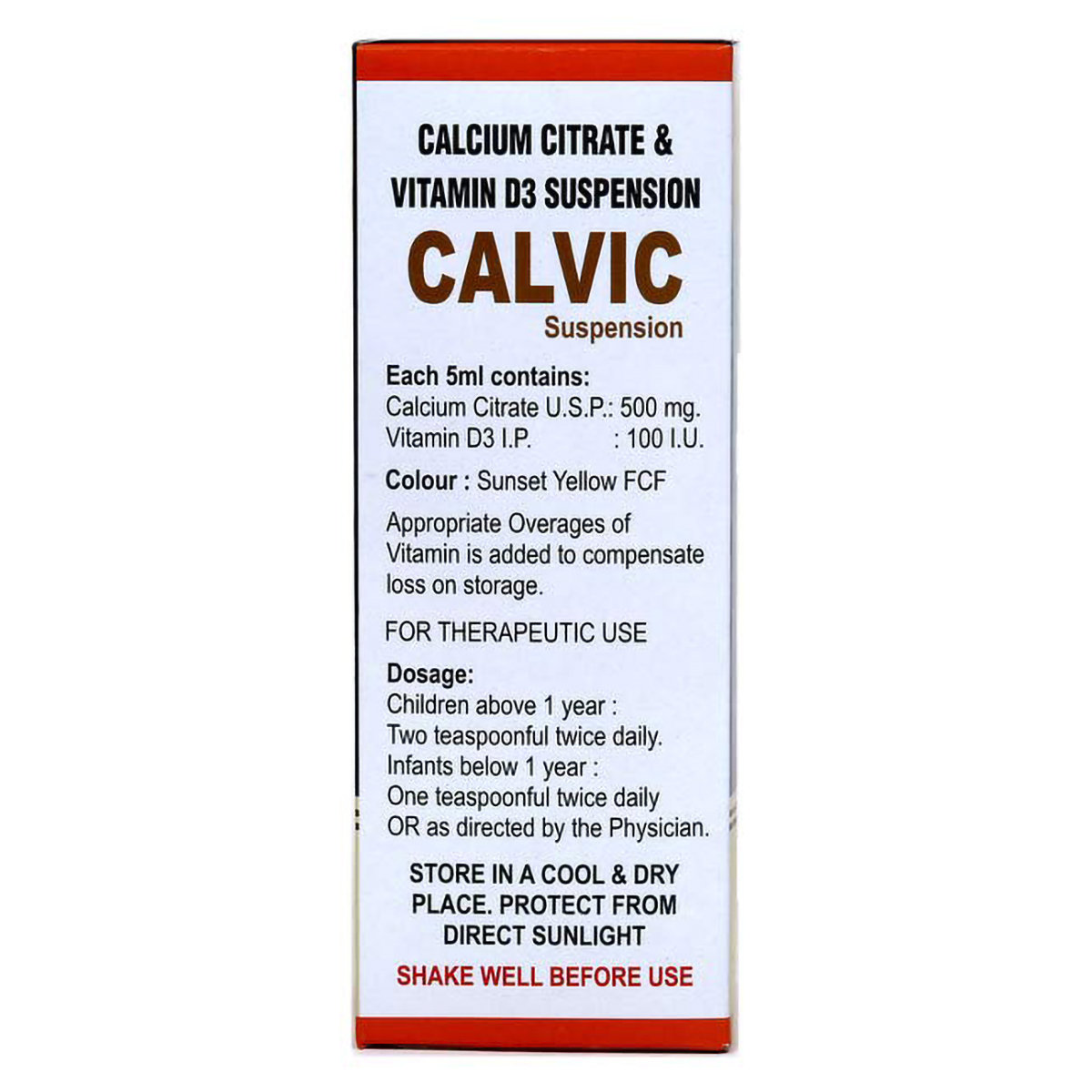 Calvic Suspension 200 ml, Pack of 1 Calvic Suspension 200 ml, Pack of 1