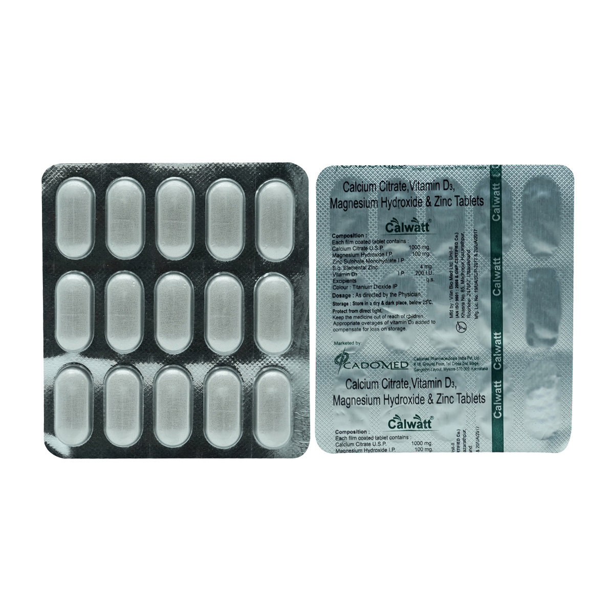 Calwatt Tablet 15's, Pack of 15 TabletS Calwatt Tablet 15's, Pack of 15 TabletS