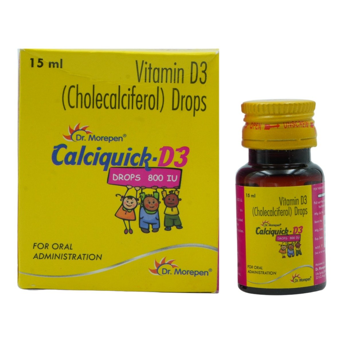 Calciquick-D3 800IU Oral Drop 15 ml, Pack of 1 DROPS Calciquick-D3 800IU Oral Drop 15 ml, Pack of 1 DROPS