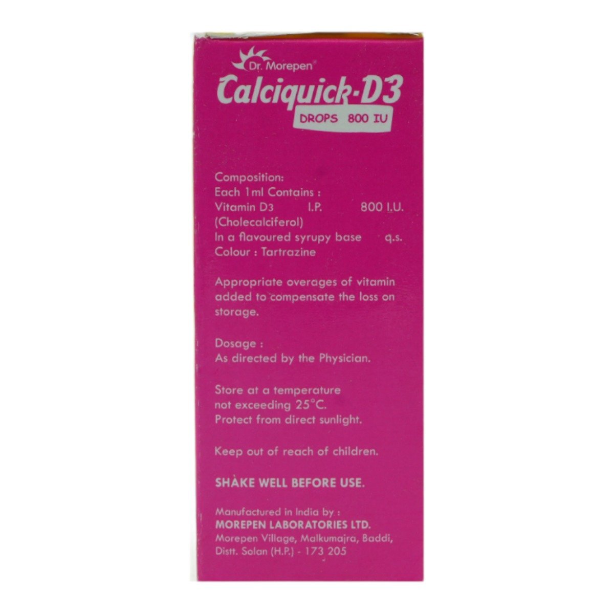 Calciquick-D3 800IU Oral Drop 15 ml, Pack of 1 DROPS Calciquick-D3 800IU Oral Drop 15 ml, Pack of 1 DROPS
