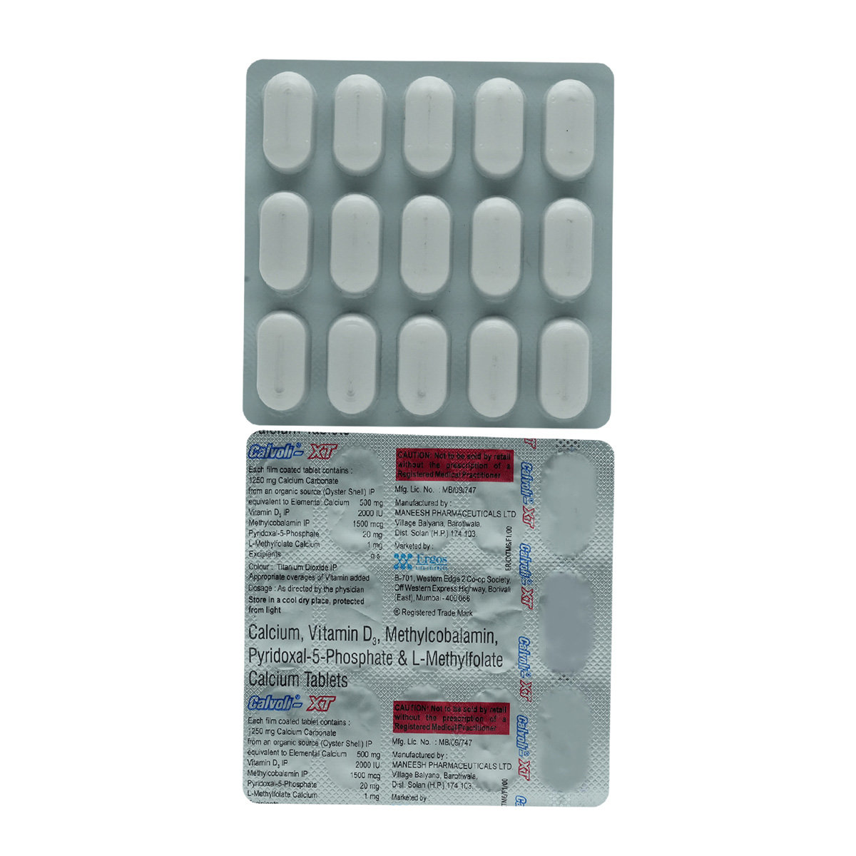 Calvoli-XT Tablet 15's, Pack of 15 TABLETS Calvoli-XT Tablet 15's, Pack of 15 TABLETS