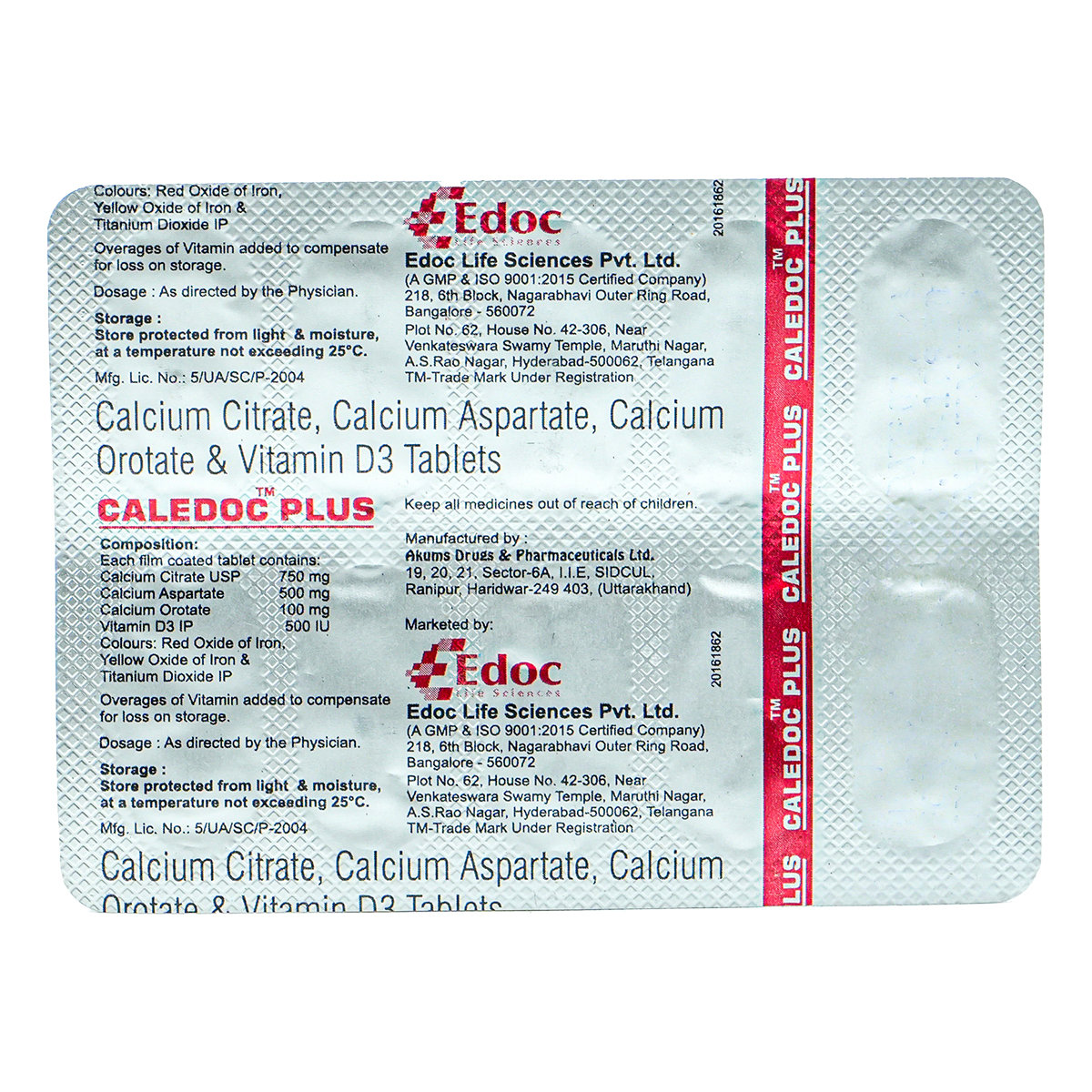 Caledoc Plus Tablet 10's, Pack of 10 TABLETS Caledoc Plus Tablet 10's, Pack of 10 TABLETS