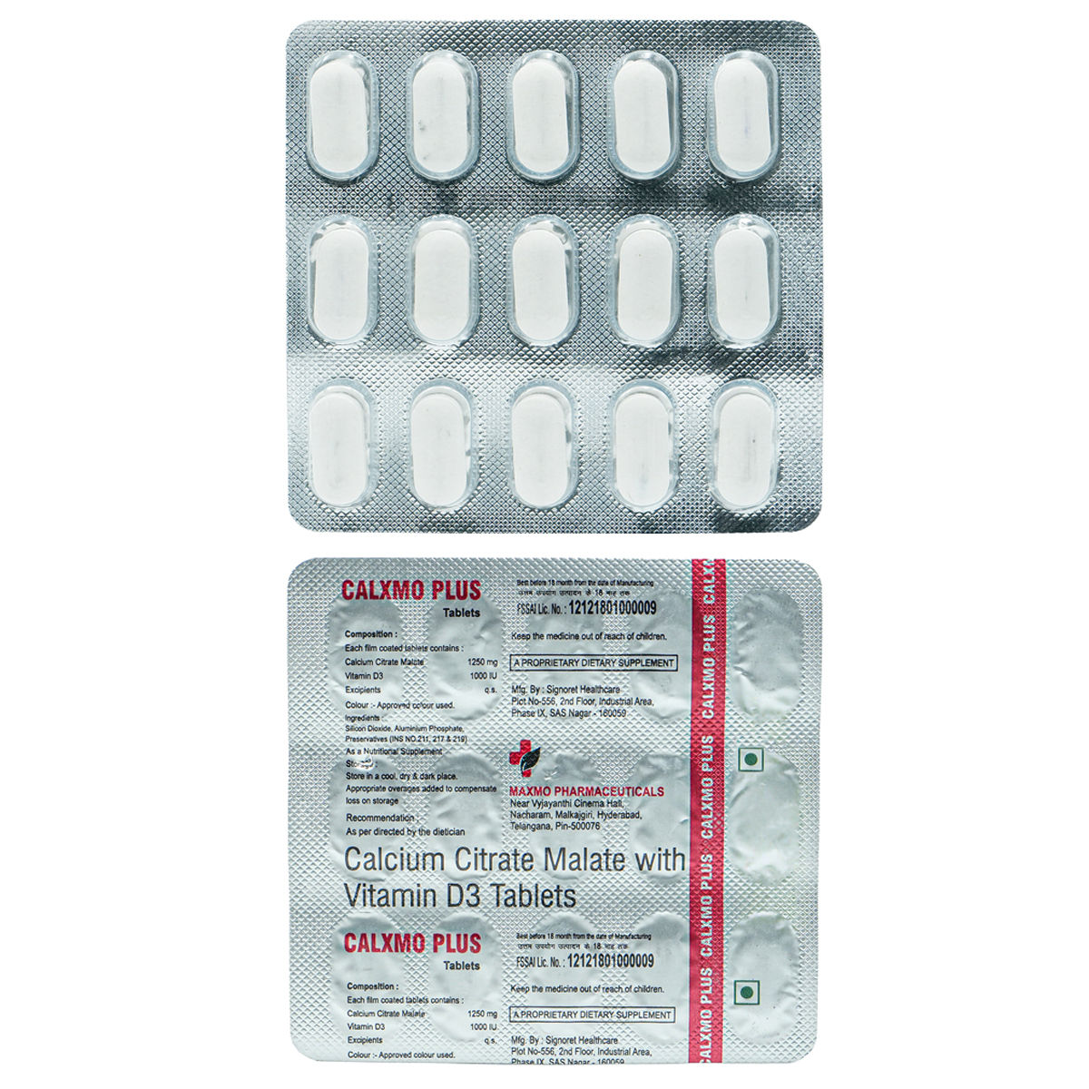 Buy Calxmo Plus Tablet 15's Online